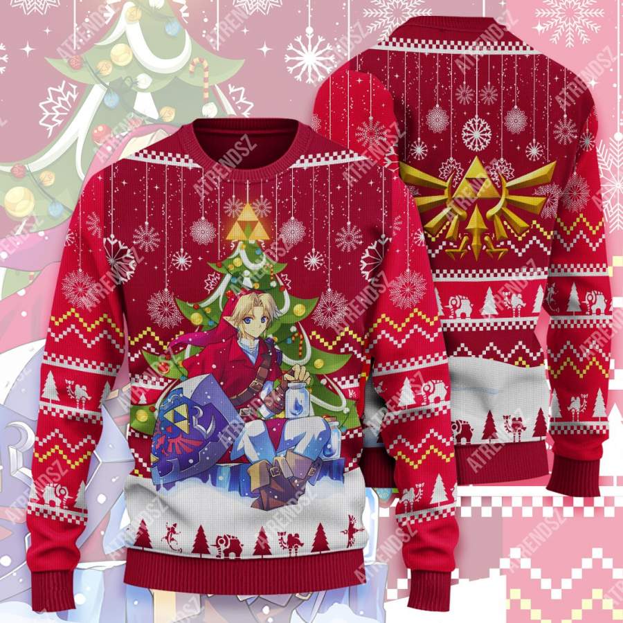 ATRENDSZ Ugly Christmas Sweater LOZ all over print