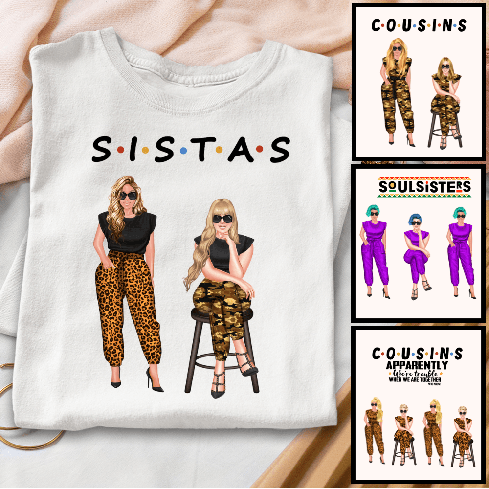 Boss Besties In Jumpsuit – Bestie Best Friends Shirt Hoodie Light Ap201