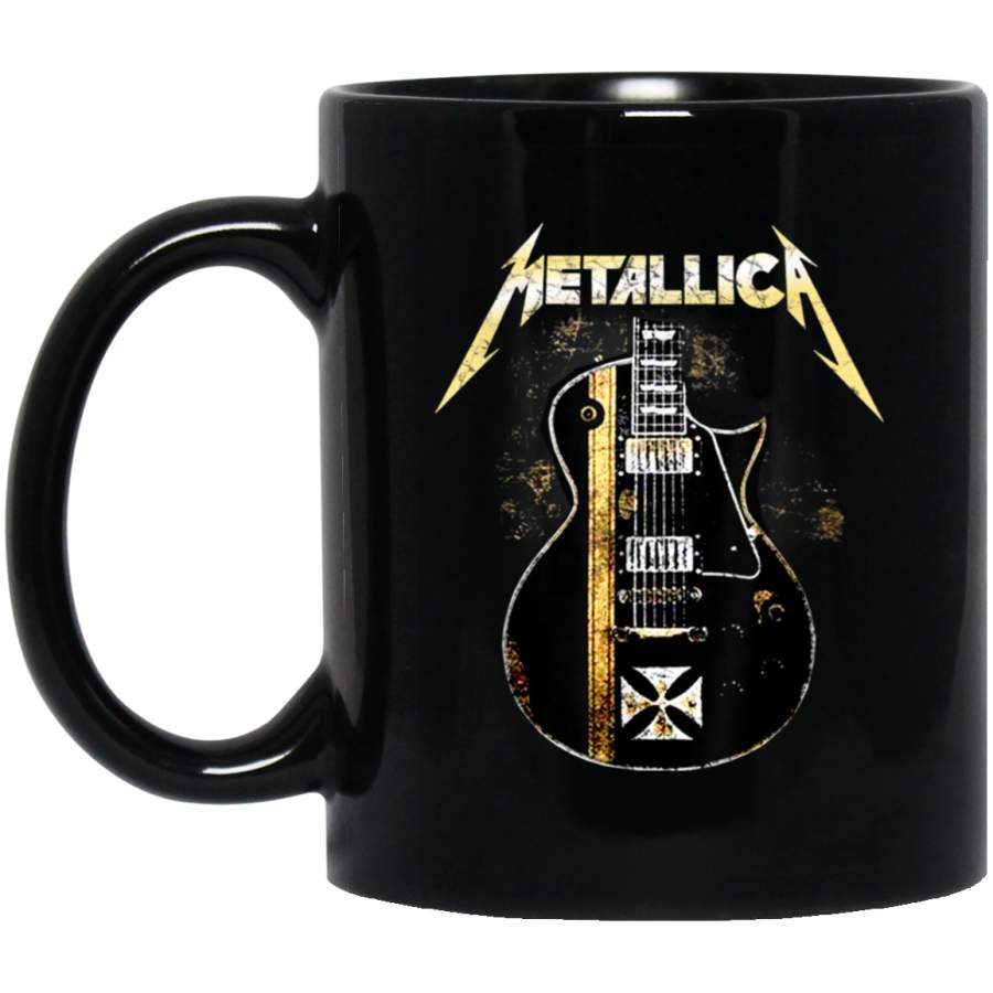 Turn the Page-Metallica And Justice All Mug Guitar 11 oz 15 oz Black Mug