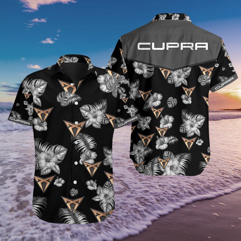 3D All Over Printed Cupra Ttt-Va Hawaiian Shirts Ver 1 (Grey)