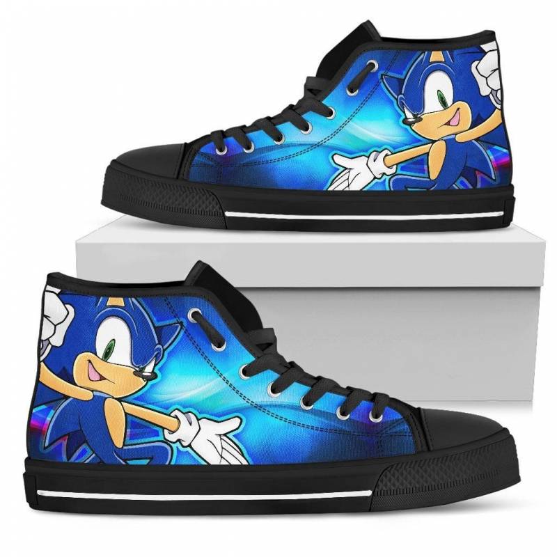 Sonic the Hedgehog Shoes High Top Sneakers for Men