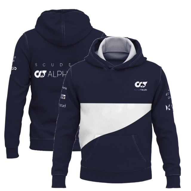 Fall Extreme Sports Men’S & Women’S Hoodies 3D Printing Scuderia Alpha Tauri Racing Team Uniforms Pullovers Casual Sweatshirts