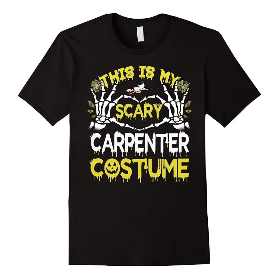 This Is My Scary Carpenter Costume Halloween Gift T-Shirt Men Graphic T-Shirt