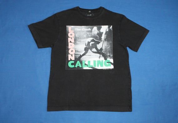 2008 The Clash Shirt London Calling British Music Band Shirt Punk Rock Reggae Men S Shirt