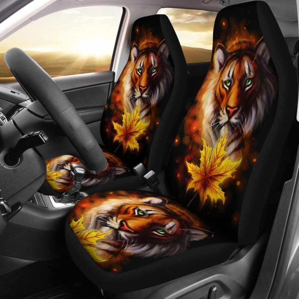 Tiger Digital Art Animal Car Seat Covers 2 174510