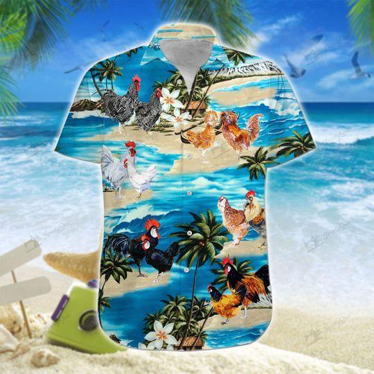 Chicken Hawaii Shirt Unisex Adult Ha45372