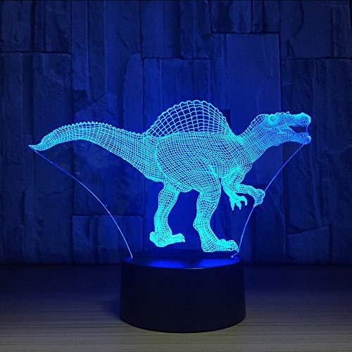 Animal Luminous Dinosaur Design 3D Illusion Night Light Led Light