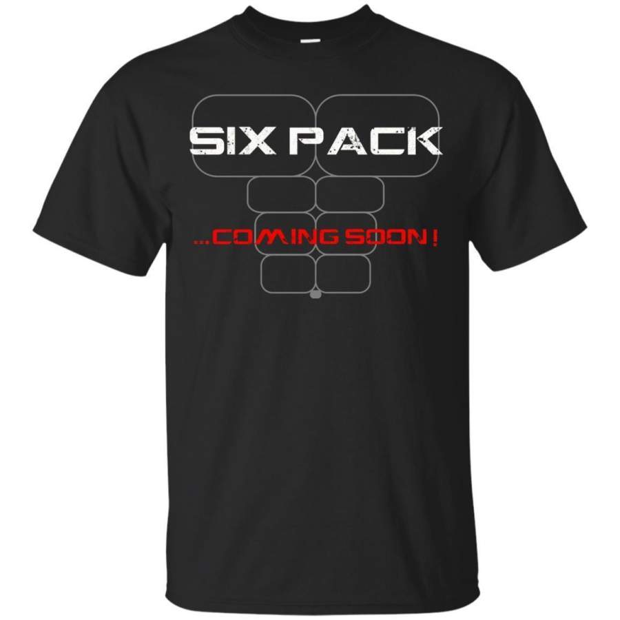 AGR Mens Six Pack Coming Soon  Gym Workout Tshirt A Jaq T-shirt