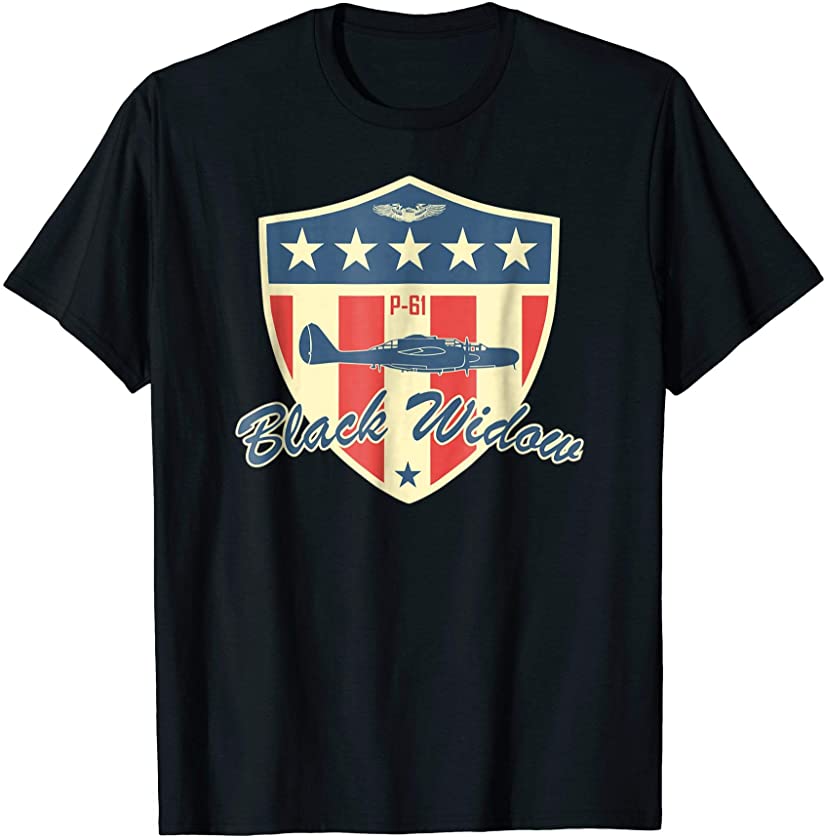 WW2 Air Force USAAF T-shirt – P-61 Black Widow