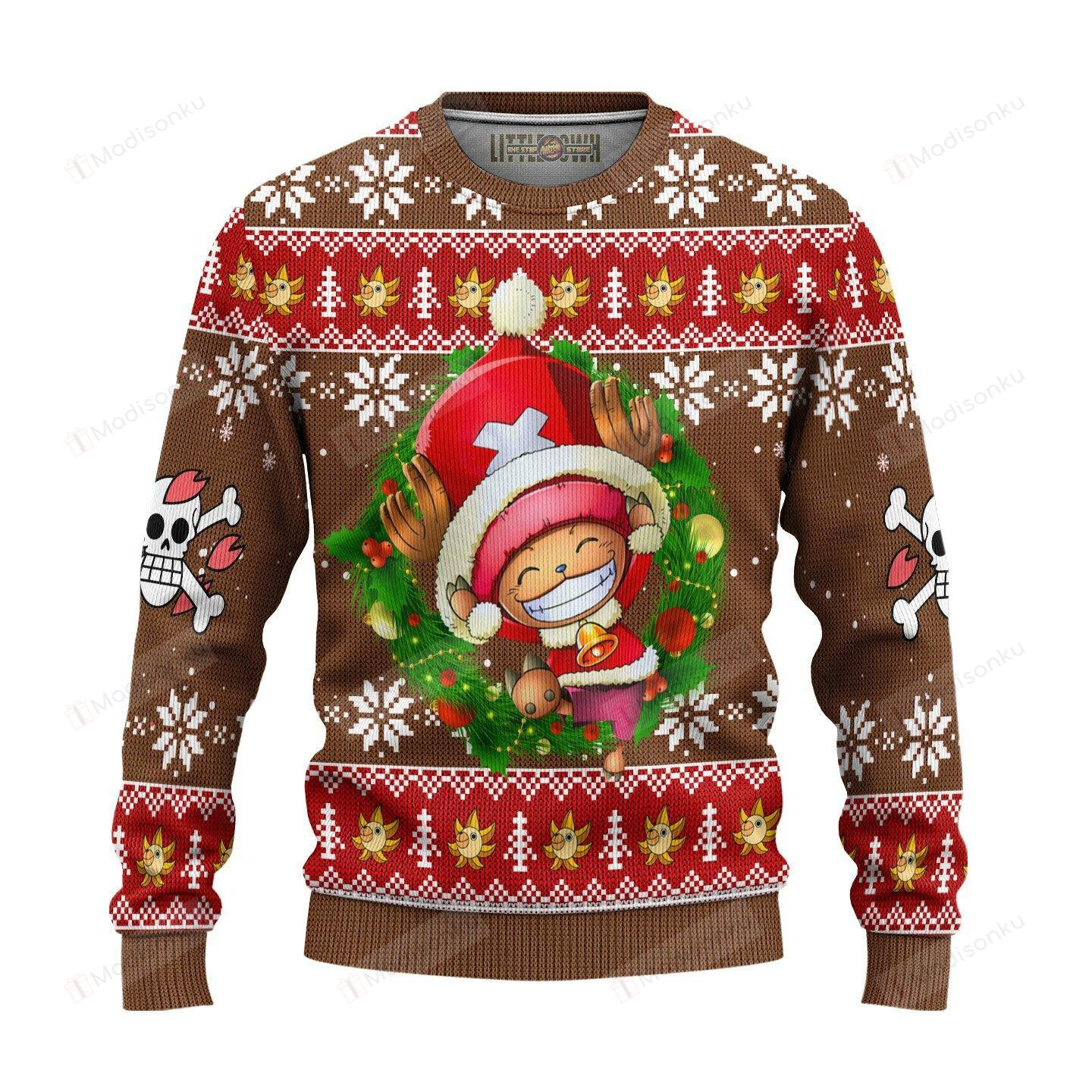 Tony Tony Chopper One Piece For Unisex Ugly Christmas Sweater, All Over Print Sweatshirt