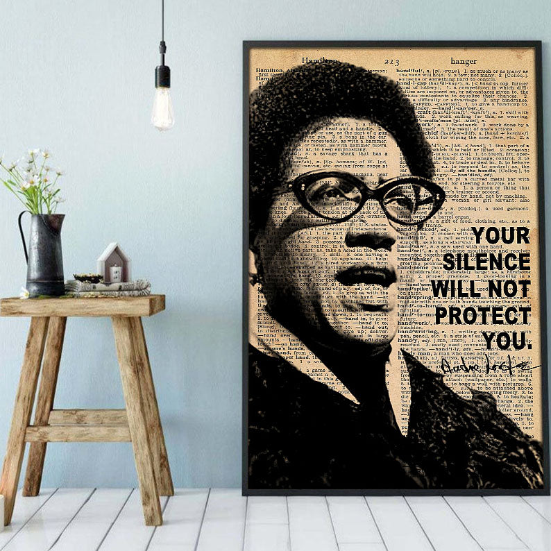 Nice African Best Canvas Prints Cool Brown Skin Poster Prints Empowered Women African King Glamorous Wall Decals