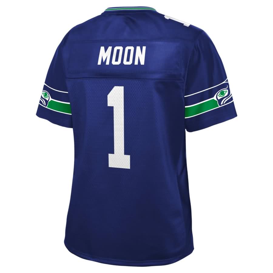 Warren Moon Seattle Seahawks NFL Pro Line Womens Retired Player Jersey – Royal