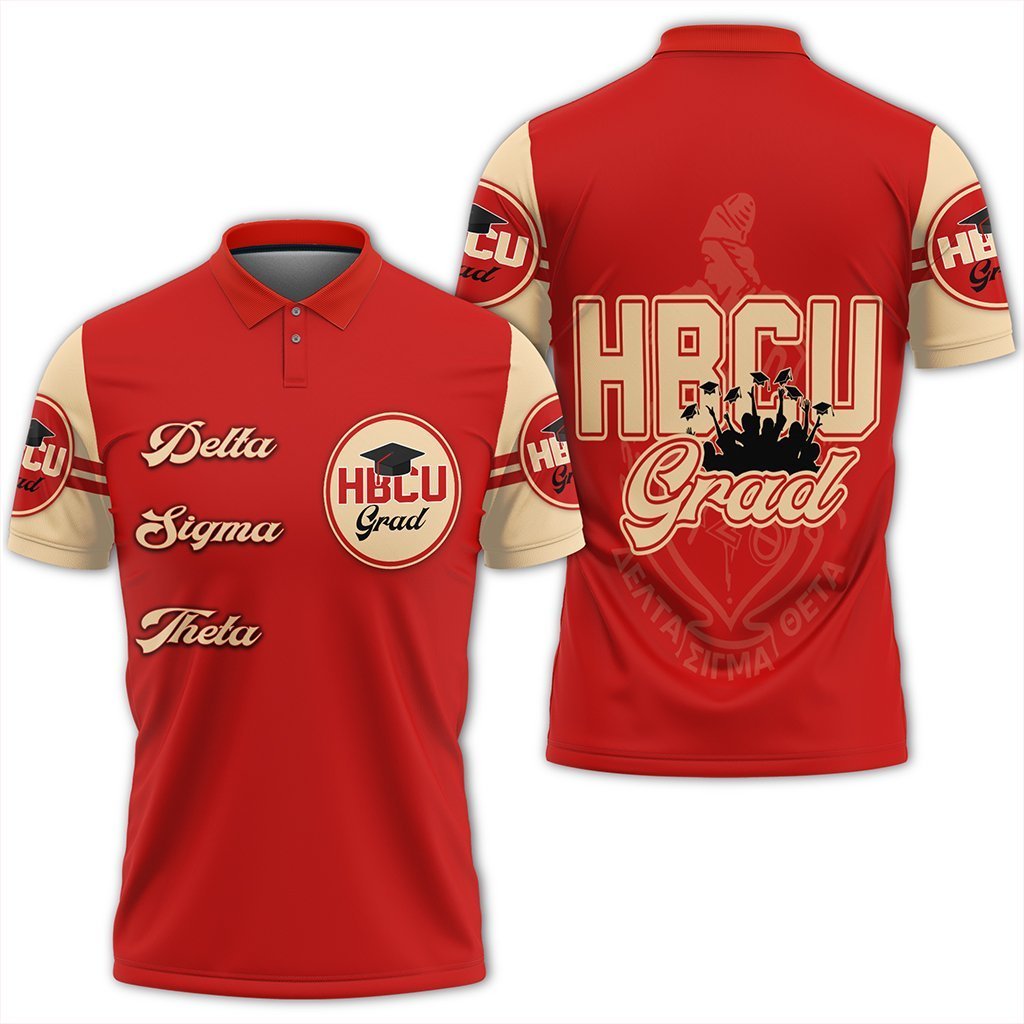 Greek Life Polo – Delta Sigma Theta Hbcu Grad Polo Shirt