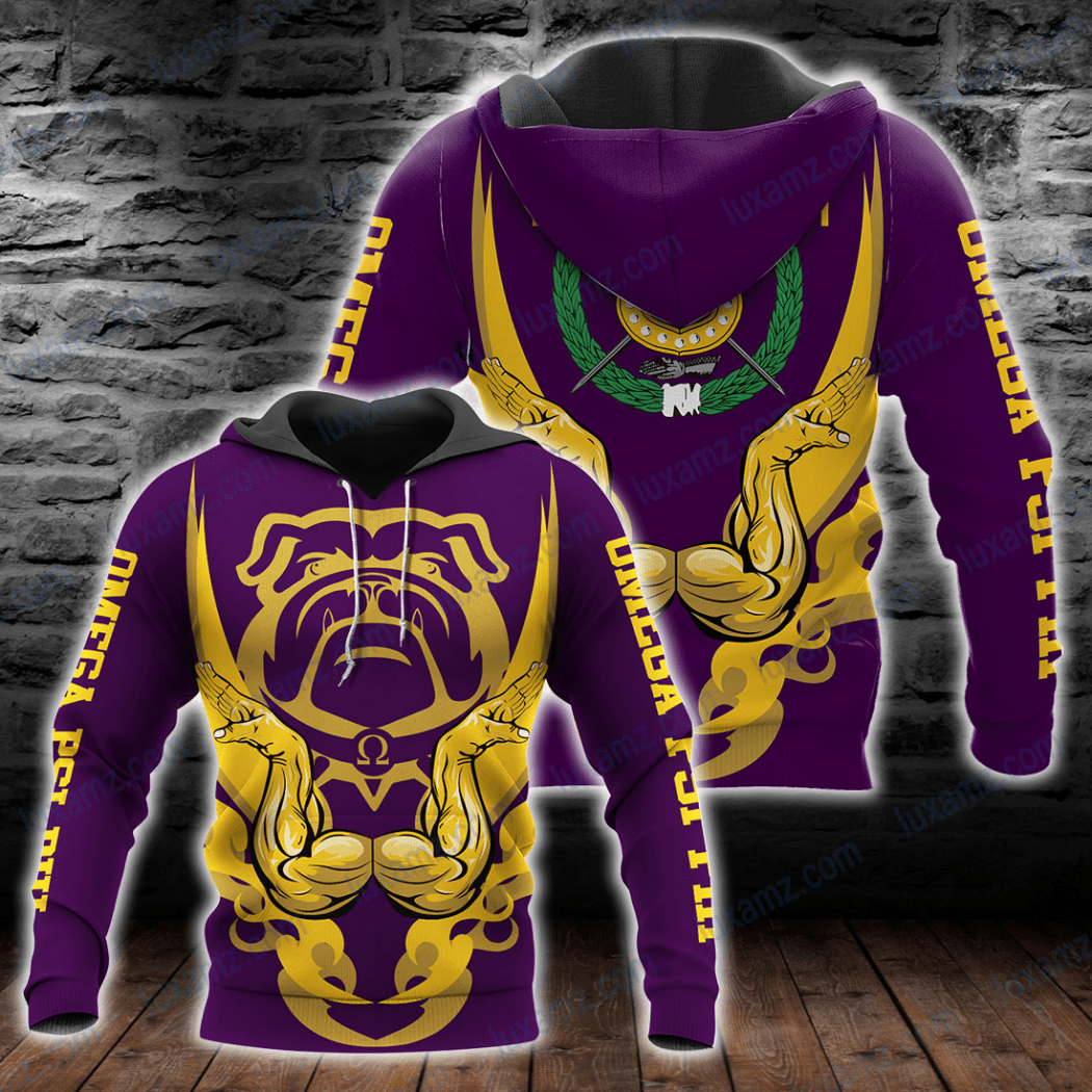 Greek Life Hoodie Omega Psi Phi Dog Lt6