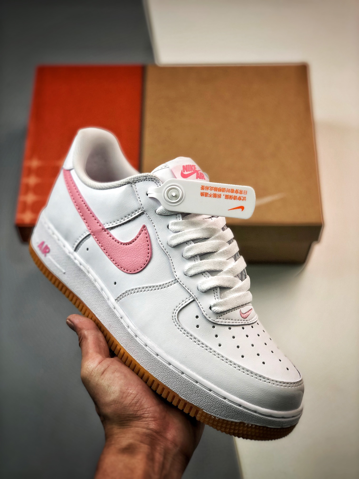 Nike Air Force 1 Low Since 82 WhitePink-Gum DM0576-101 5340395