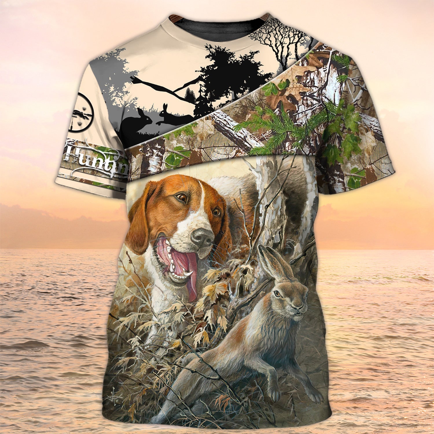 Rabbit Hunting 3D All Over Printed Shirts, Hunting Tshirt, Rabit Huntertshirts