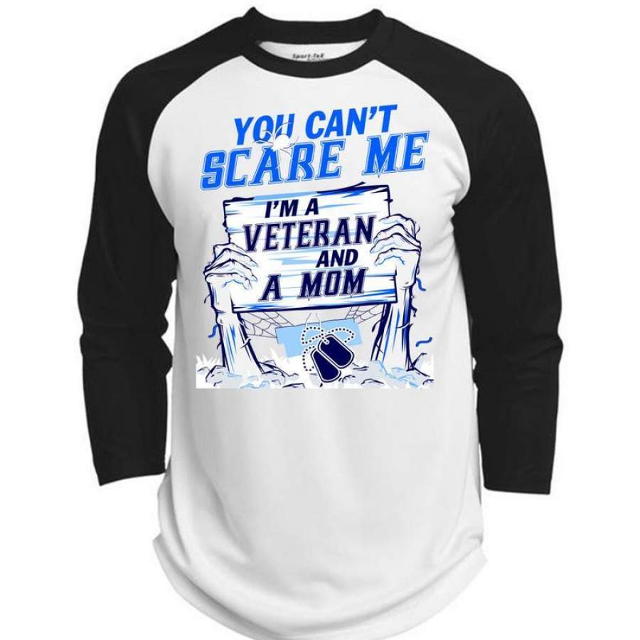 You Can’t Scare Me T Shirt, I Love Veteran T Shirt, Awesome T-Shirts  (Polyester Game Baseball Jersey)