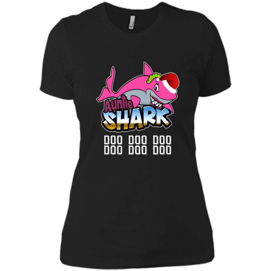 Auntie Shark Doo Doo Doo 1 – District Made Ladies Shirt