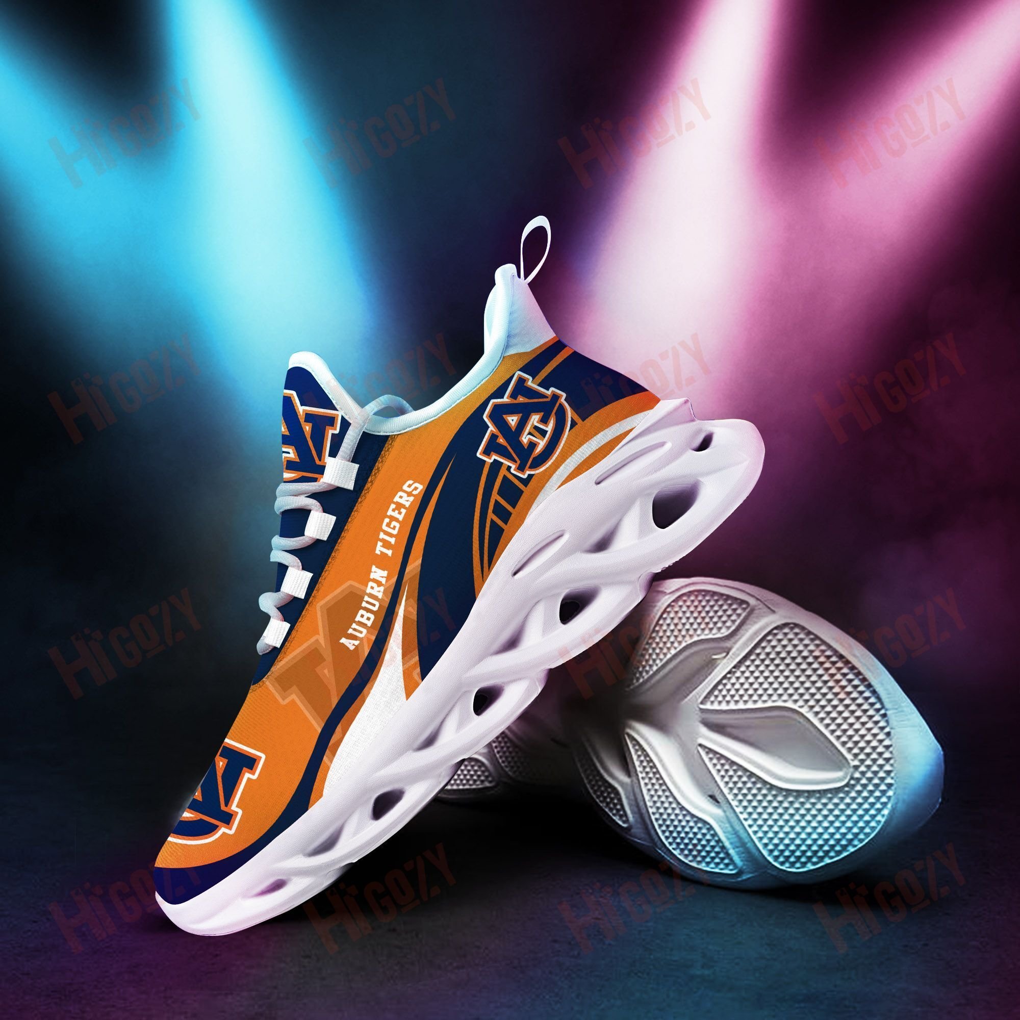 Auburn Tigers 3D Clunky Sneaker New Trending 2021 Summer N1642