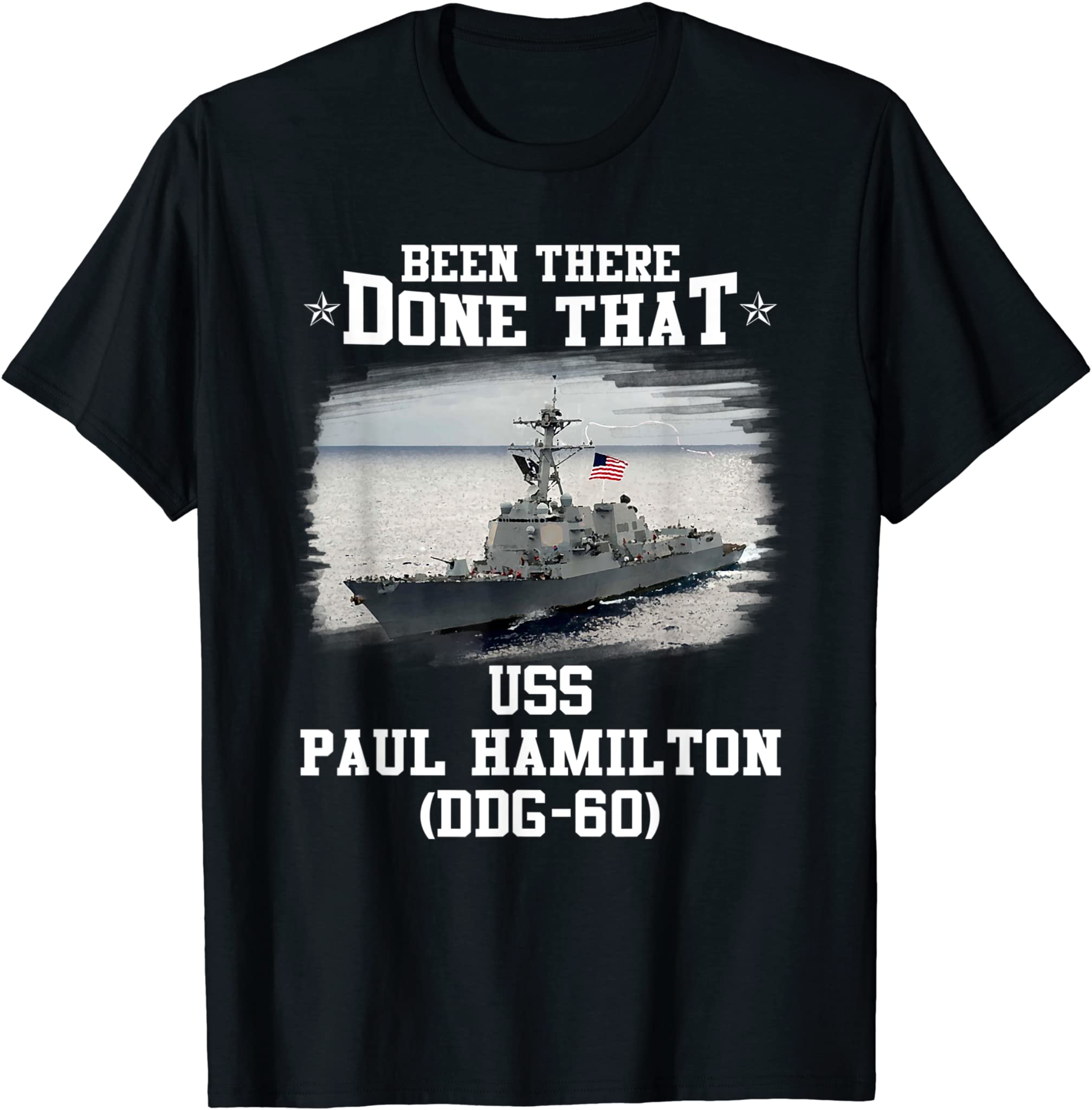 USS Paul Hamilton DDG-60 Veterans Day Father Day Gift T-Shirt