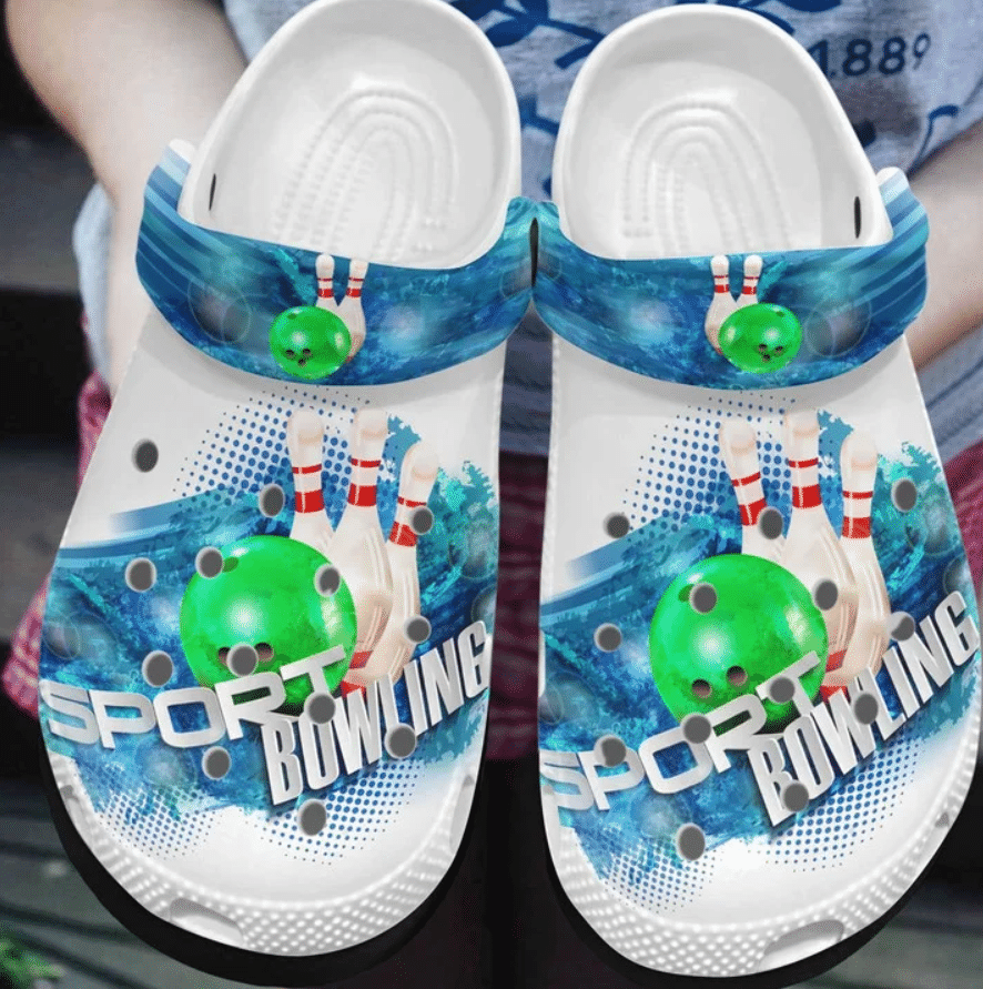 Keep Calm And Play Sport Bowling Clog Shoes #Dh