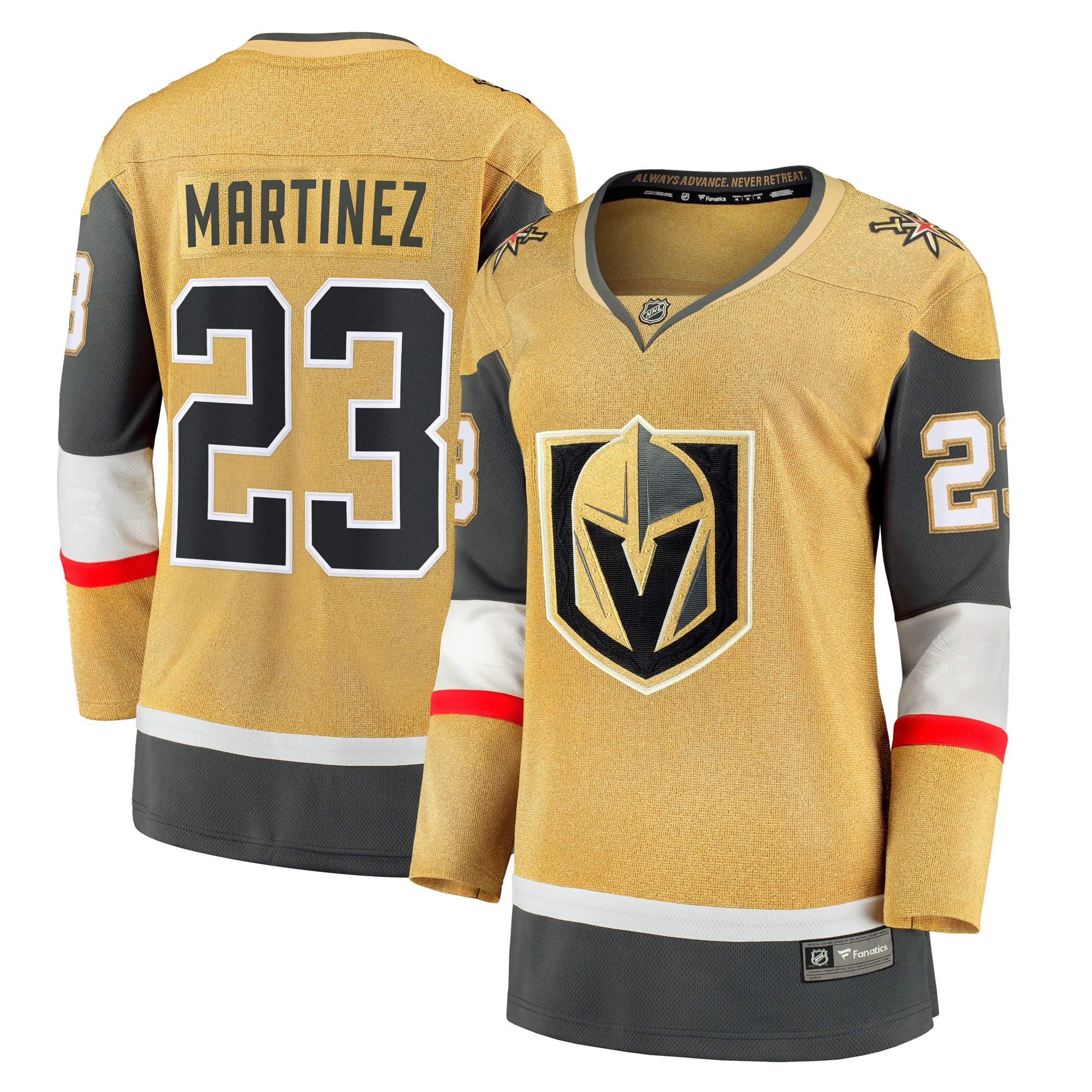 Women's Vegas Golden Knights Alec Martinez Gold Alternate Breakaway Player Jersey