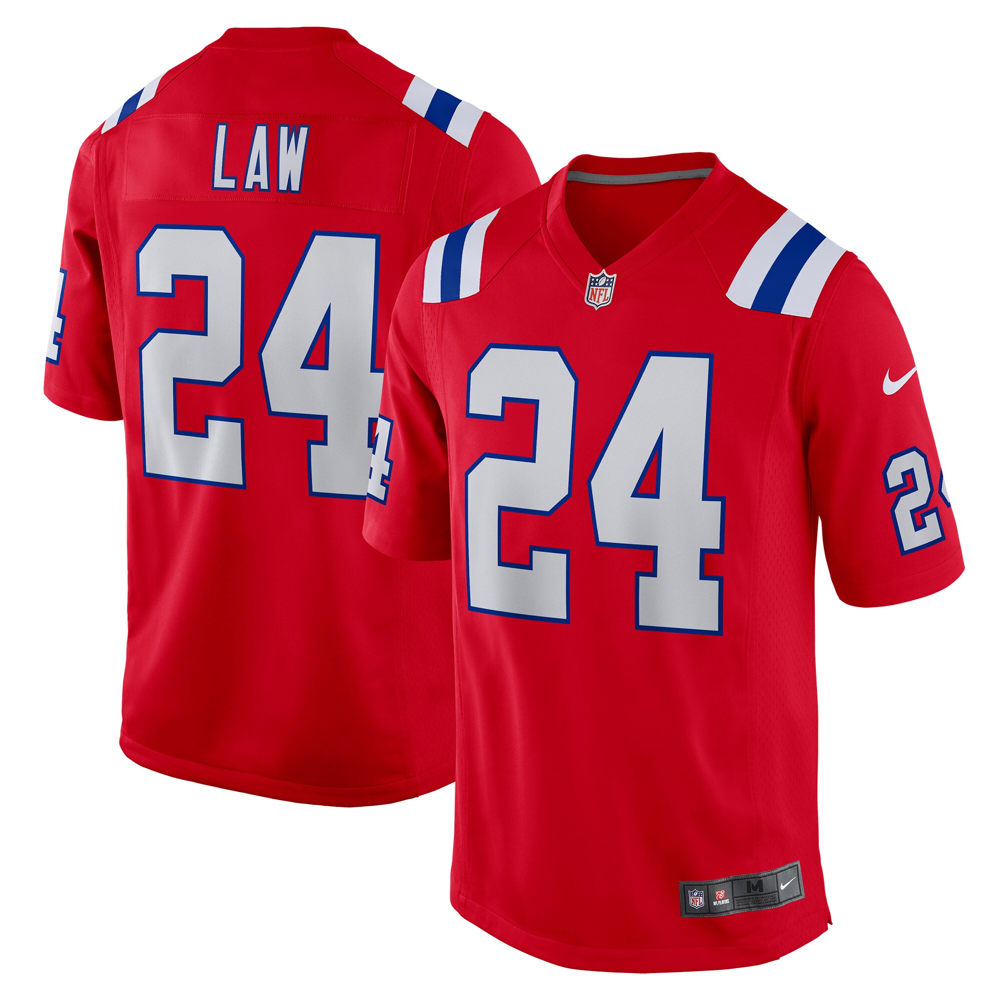 Ty Law New England Patriots Retired Player Alternate Game Jersey – Red