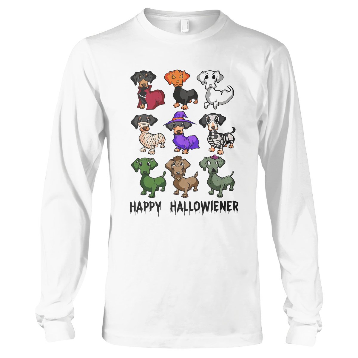 Dachshund Lovers Shirt 04 Ez01 1009 Long Sleeve T-Shirt