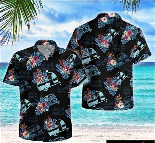 Order Camping Van Aloha Tropical Hawaii Shirts Ha78575