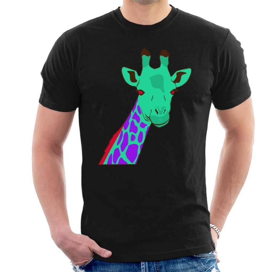 Neon Giraffe Men’s T-Shirt