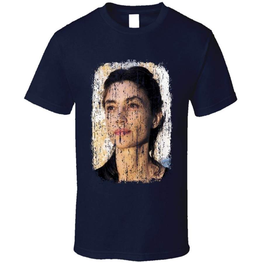 Angela Molina 70S Actress Celebrity Tribute Poster T Shirt Fashion O-Neck Short Sleeved T-Shirts Summer Funny Loose Punk Tee Shirt For Men