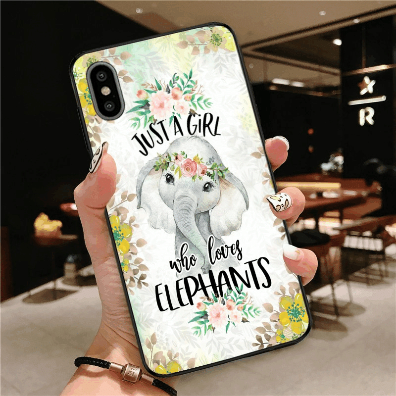 GIRL LOVE ELEPHANTS PHONE CASE TTTELE25032010