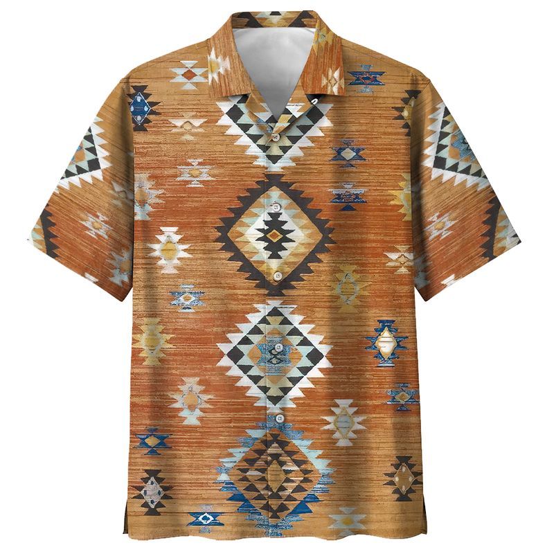 Indigenous Khaki Nice Design Unisex Hawaii Shirt For Men And Women Ha66242