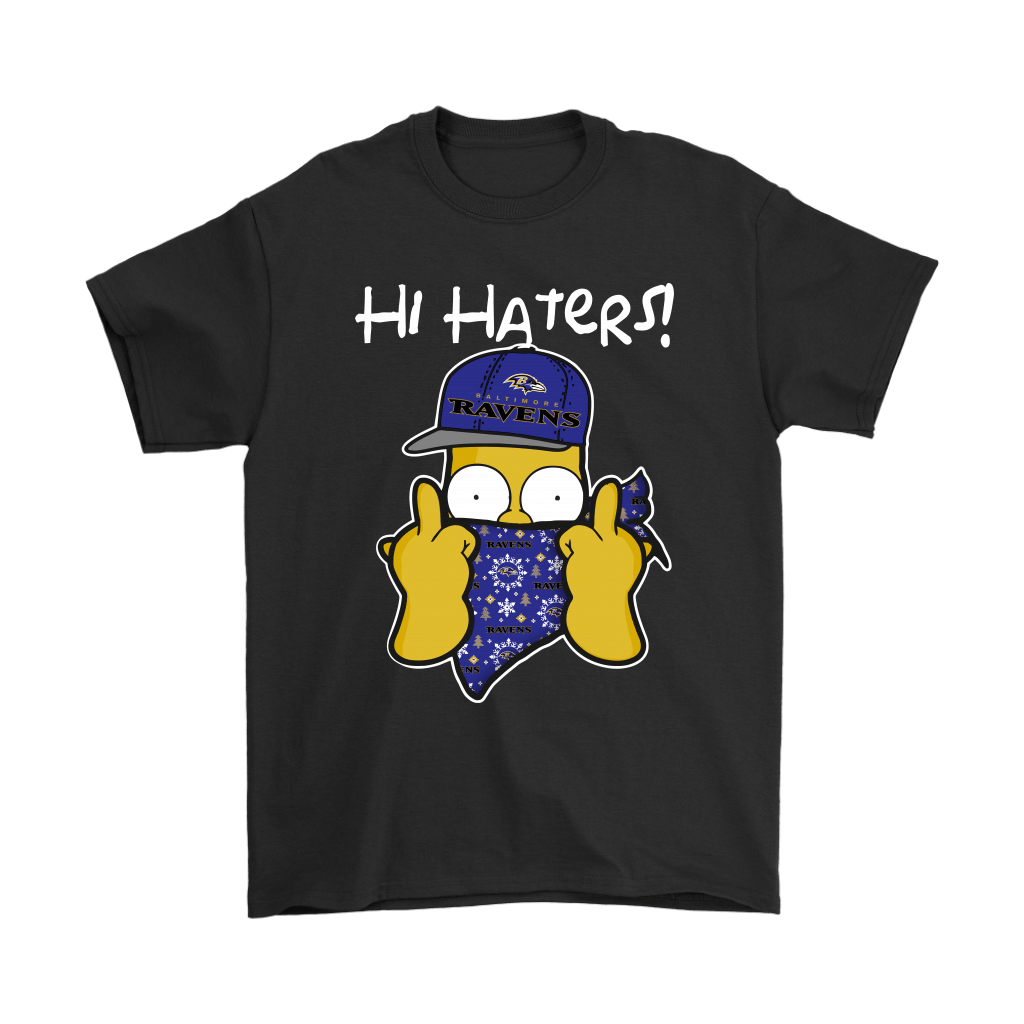 Cover your body with amazing The Simpsons Christmas Gangster Hi Hater Baltimore Ravens Shirts