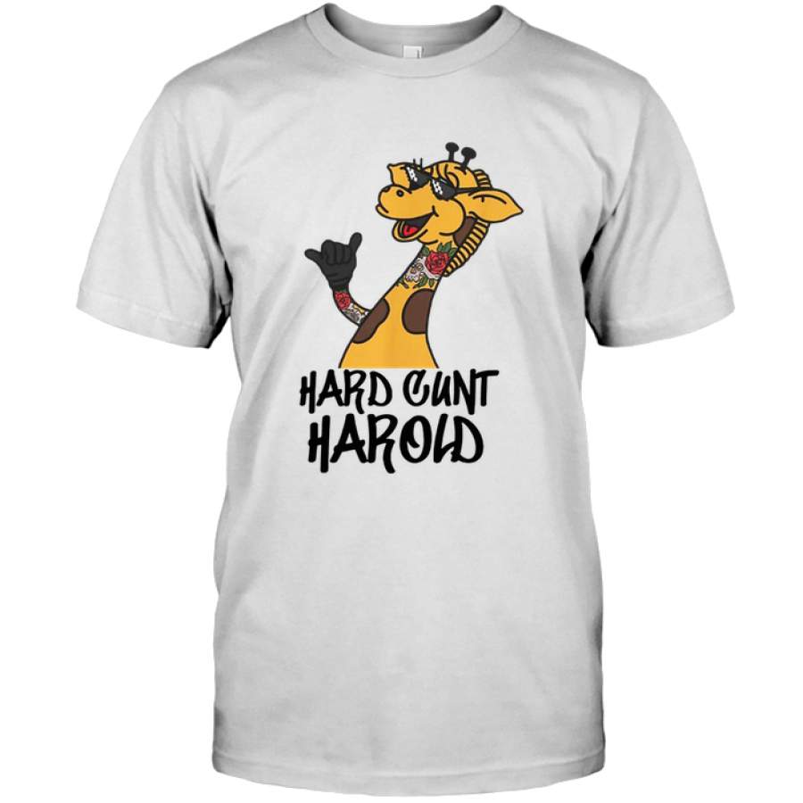 Giraffe Hard Cunt Harold T Shirt