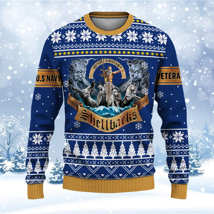 Armed Forces Navy Veteran Military Soldier Ugly Sweater