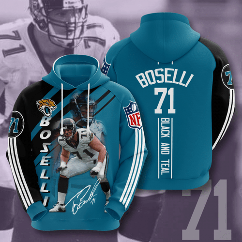 Jacksonville Jaguars Tony Boselli 4 Unisex 3D Hoodie Gift For Fans