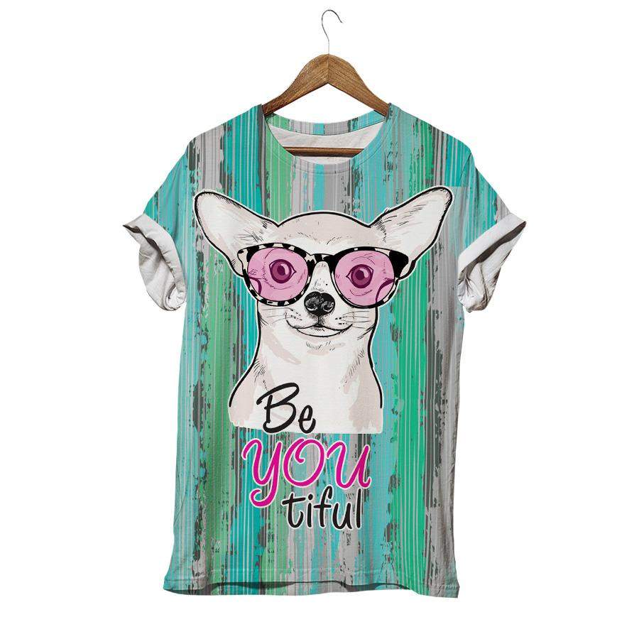 Puppy Chihuahua Wear Glasses T-shirts