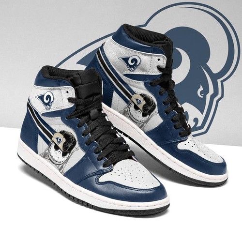 Jack Skellington Los Angeles Rams Jordan Sneaker High Top Shoes Air Jordan High Sneakers Sport Sneakers