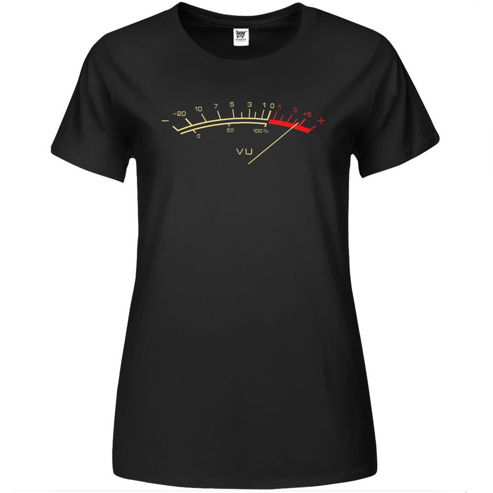 Retro Vu Meter Hi-Fi Vintage Stereo Music Lover Gift Premium Womens T Shirts