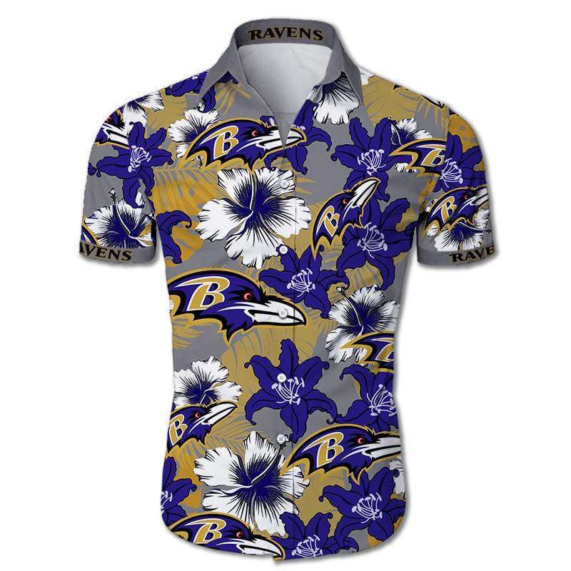 Baltimore Ravens All Over Print Aloha Shirt