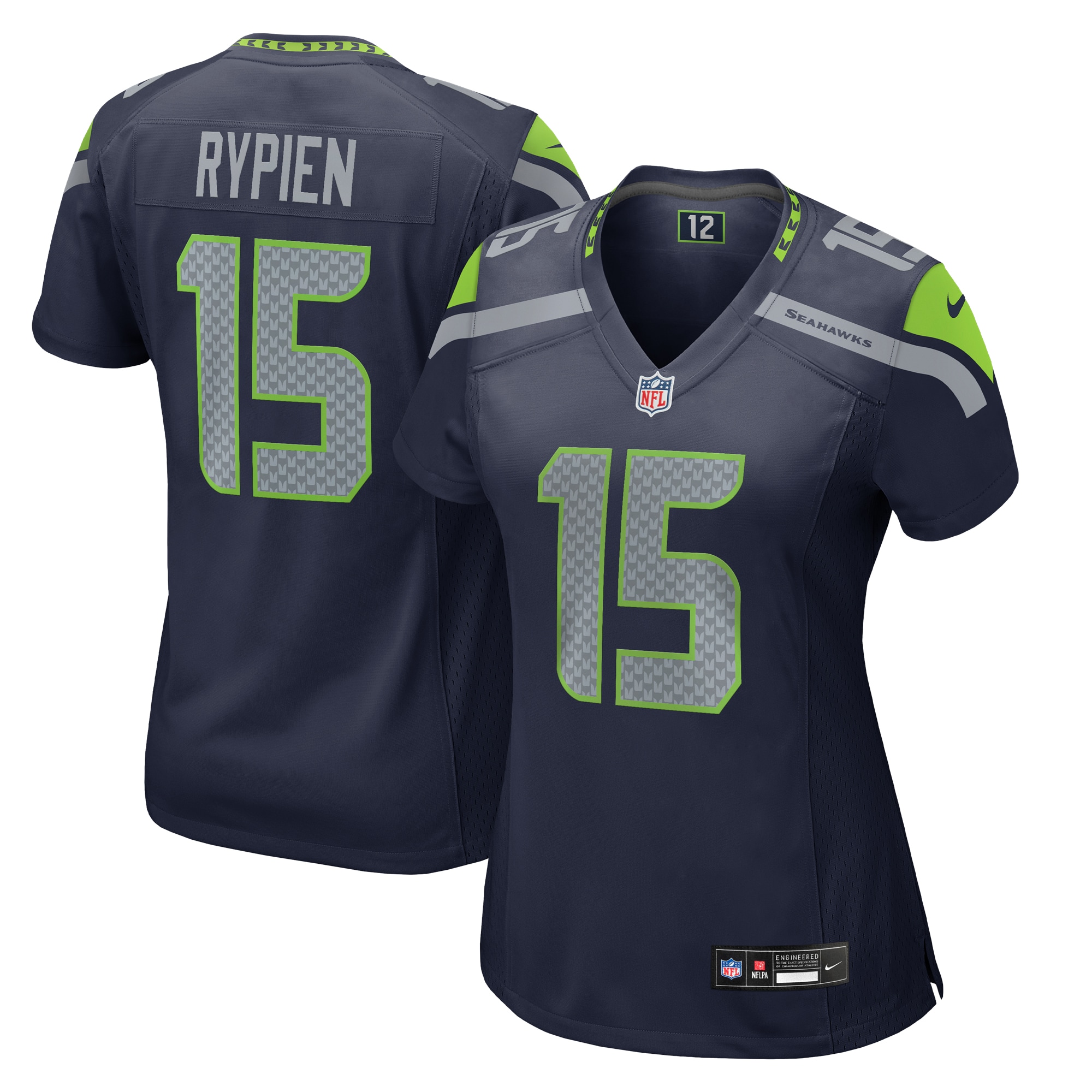 Brett Rypien Seattle Seahawks Women's Team Game Jersey – College Navy