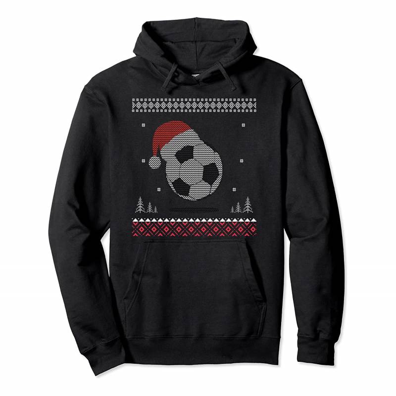 Soccer Ball – Funny Ugly Sweater Christmas Hat Pullover Hoodie, T-Shirt, Sweatshirt