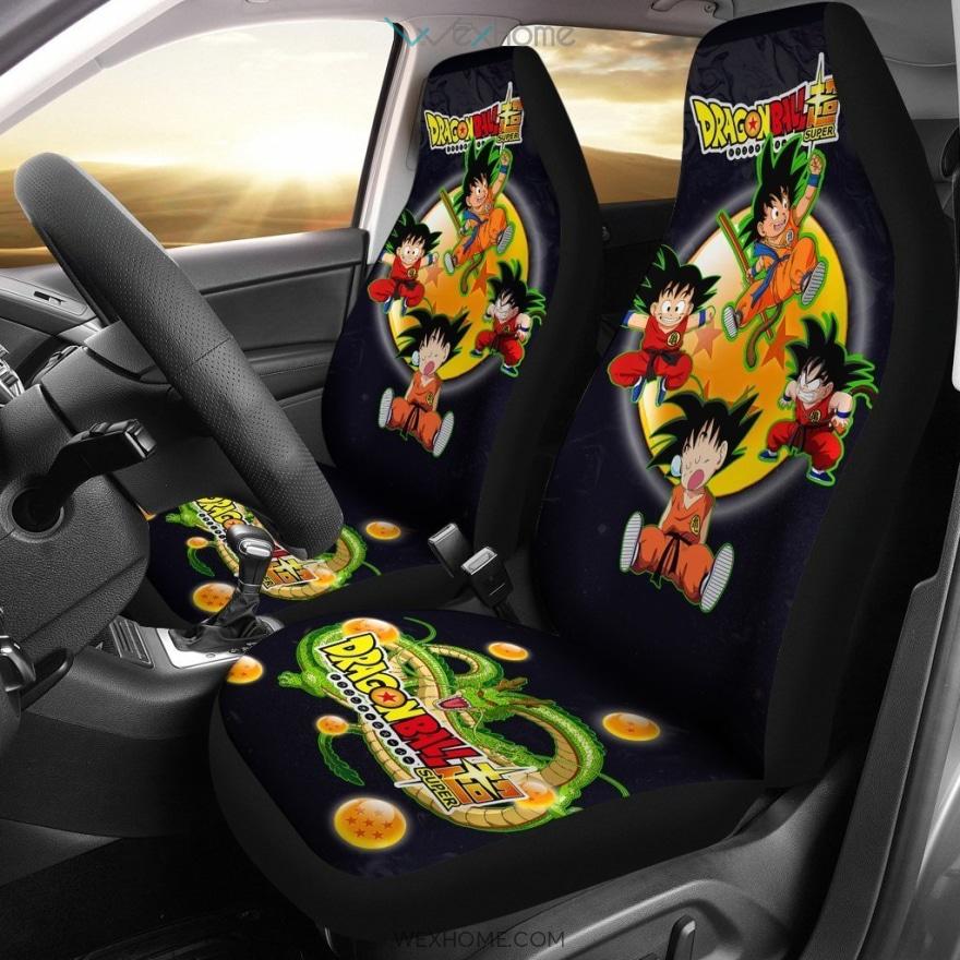 Goku All Funny Shenron Dragon Ball Anime Car Seat Covers