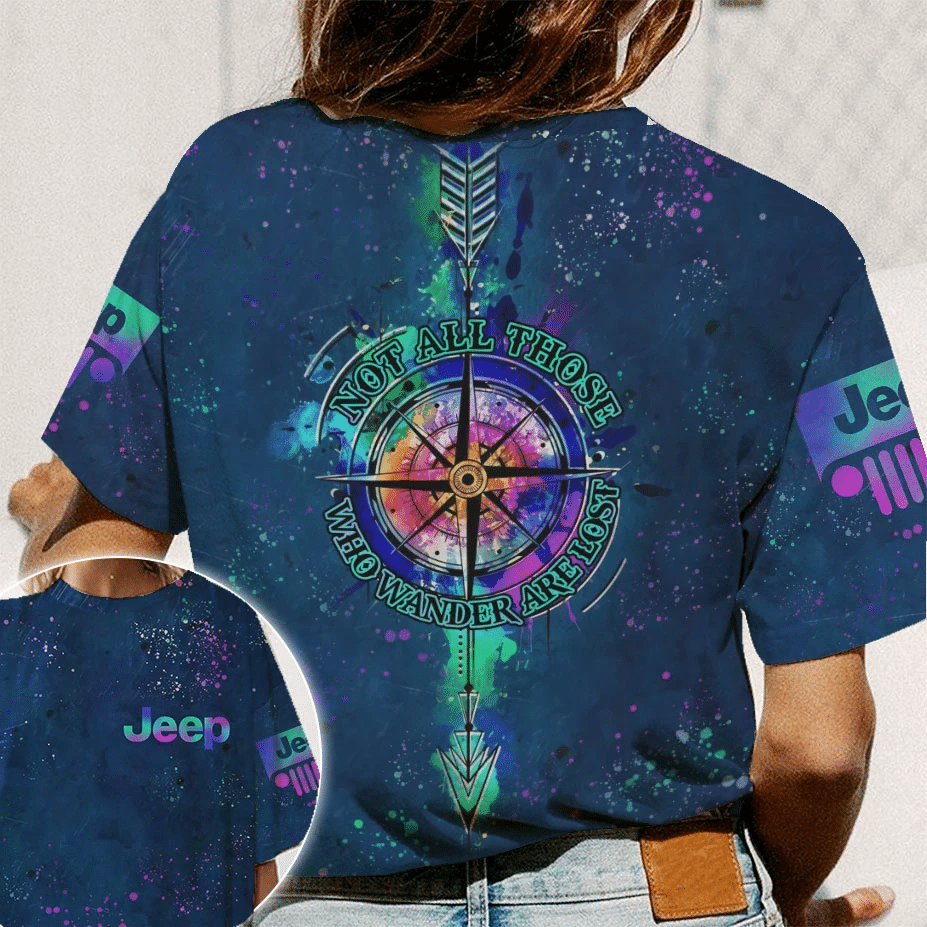 Not All Those Who Wander Are Lost Galaxy Jp Girl 3D Unisex T-Shirt