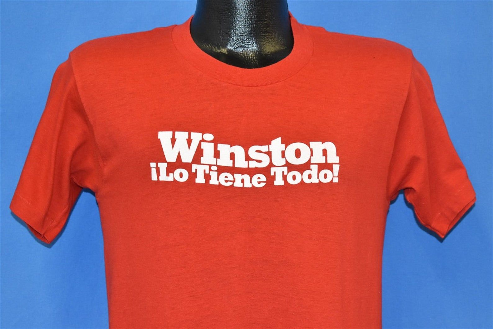 80S Winston Lo Tiene Todo Cigarettes Tobacco Red T-Shirt