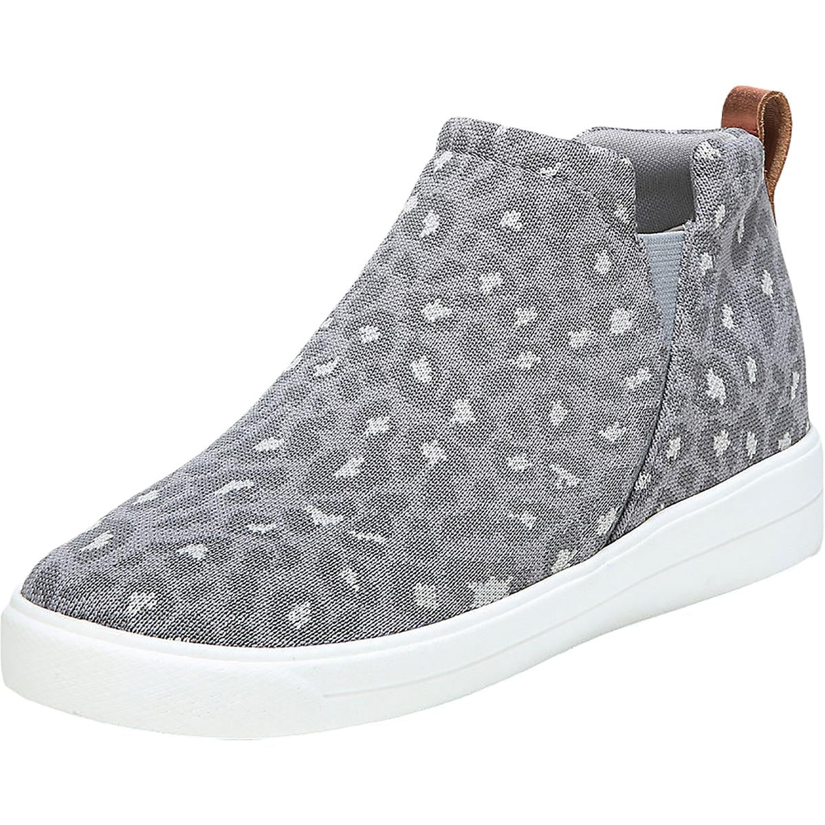 Vera Womens Animal Print Slip On Wedge Sneaker