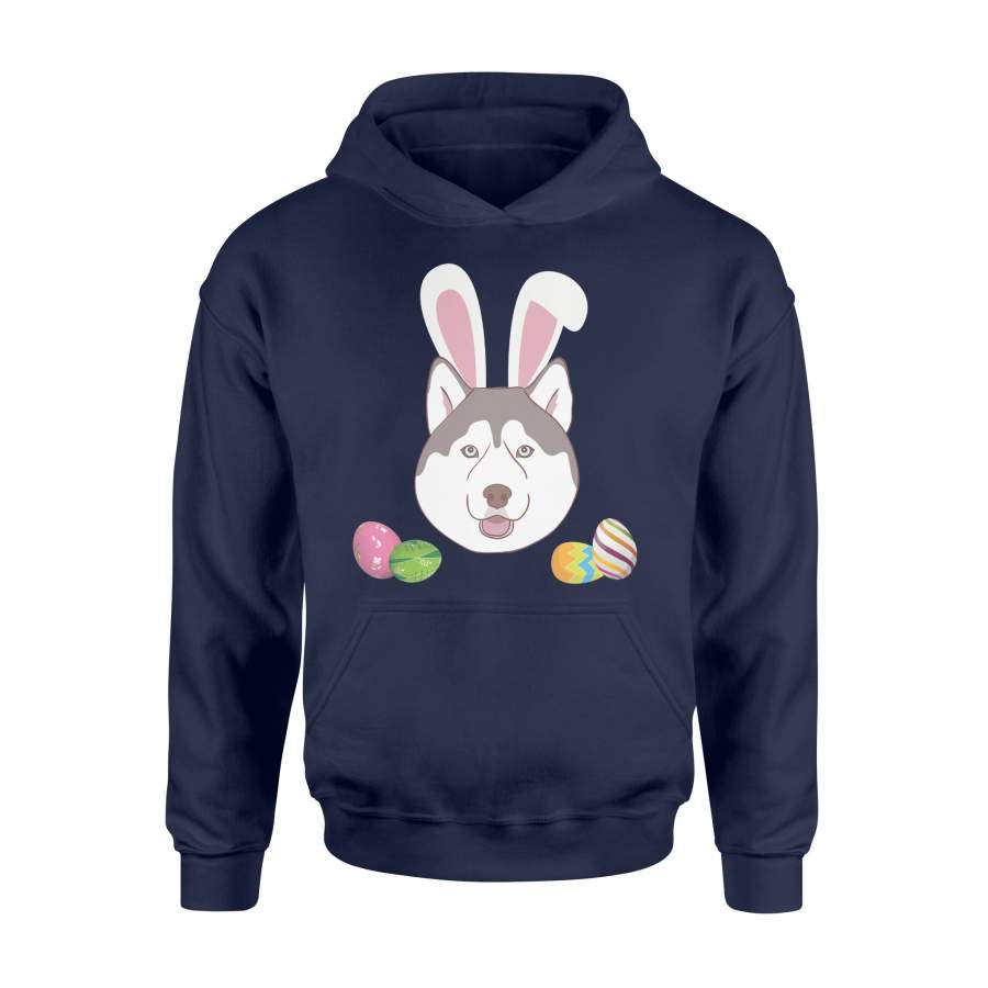 Bunny Siberian Husky Dog Easter Day Dog Lovers Hoodie