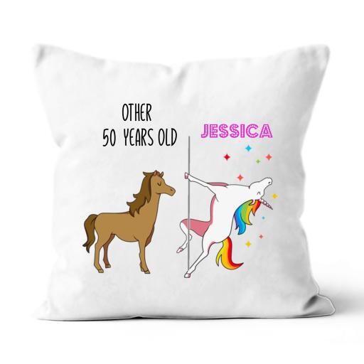 50Th Birthday Gift For Women, 50Th Birthday Gift For Mom Pillow, Happy 50Th Birthday Pillow, Fifty Birthday Gift Pillow