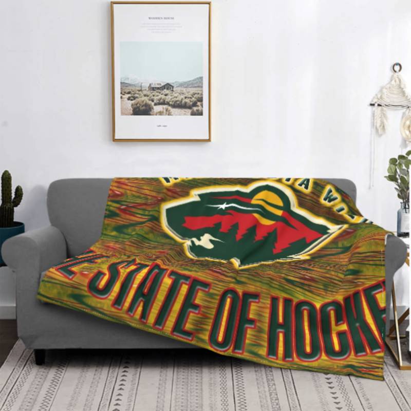 Minnesota Wild 3D Full Printing Blanket V3